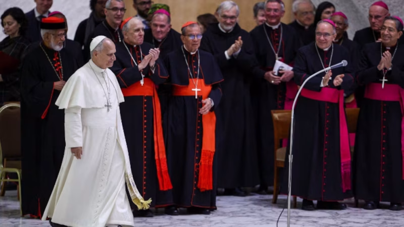 El papa León XIV pidió una solución política que respete la voluntad y los derechos humanos en Venezuela